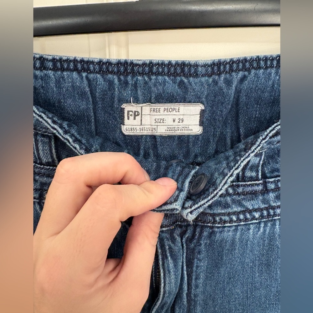 Free People Augusta Wide Leg Flare Jeans Size 29 - Picture 3 of 8